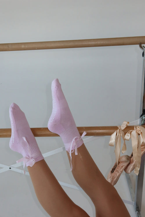 Ballet Blush Grip Sock