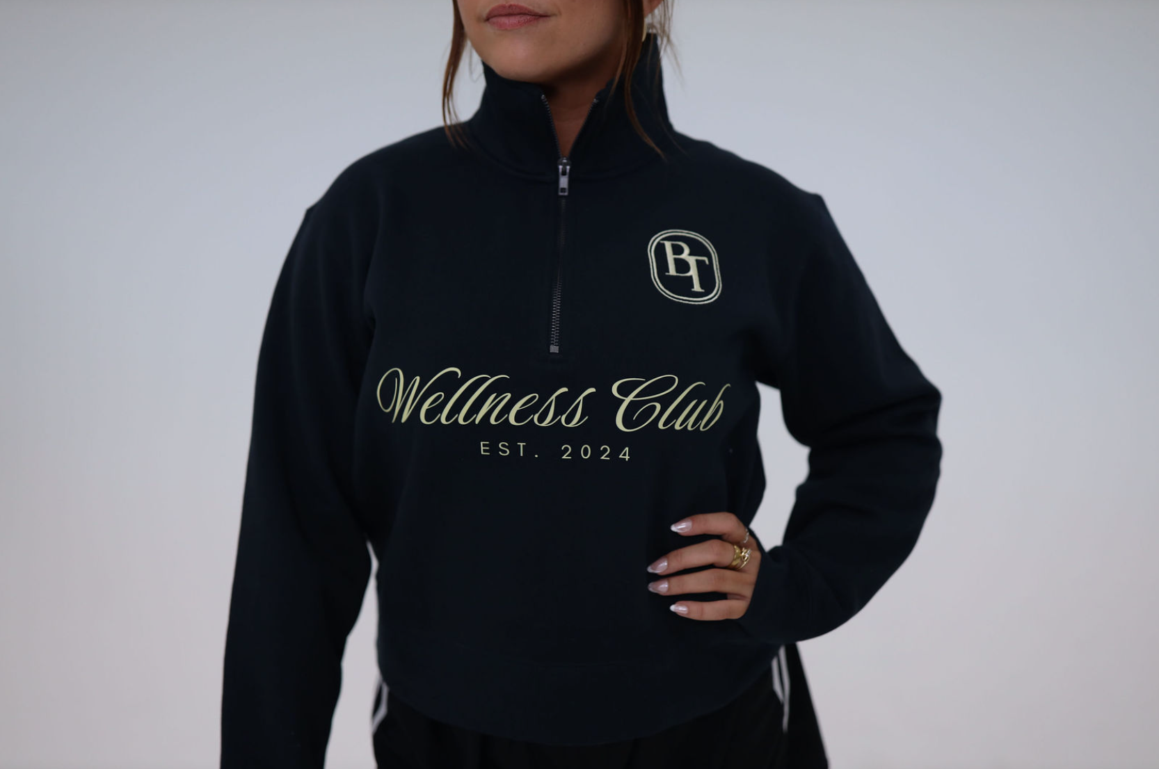 Honor Roll Mock Zip Up